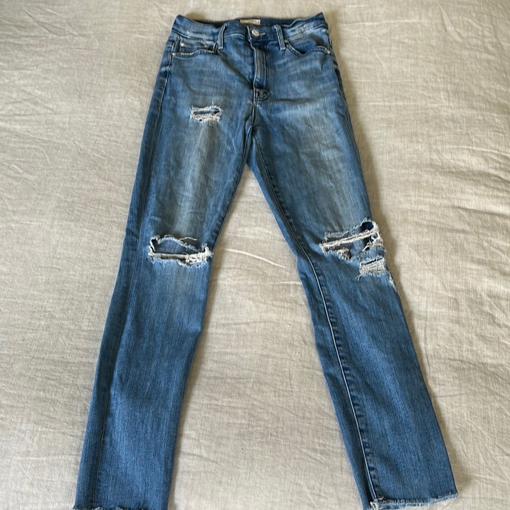 MOTHER distressed jeans size 25